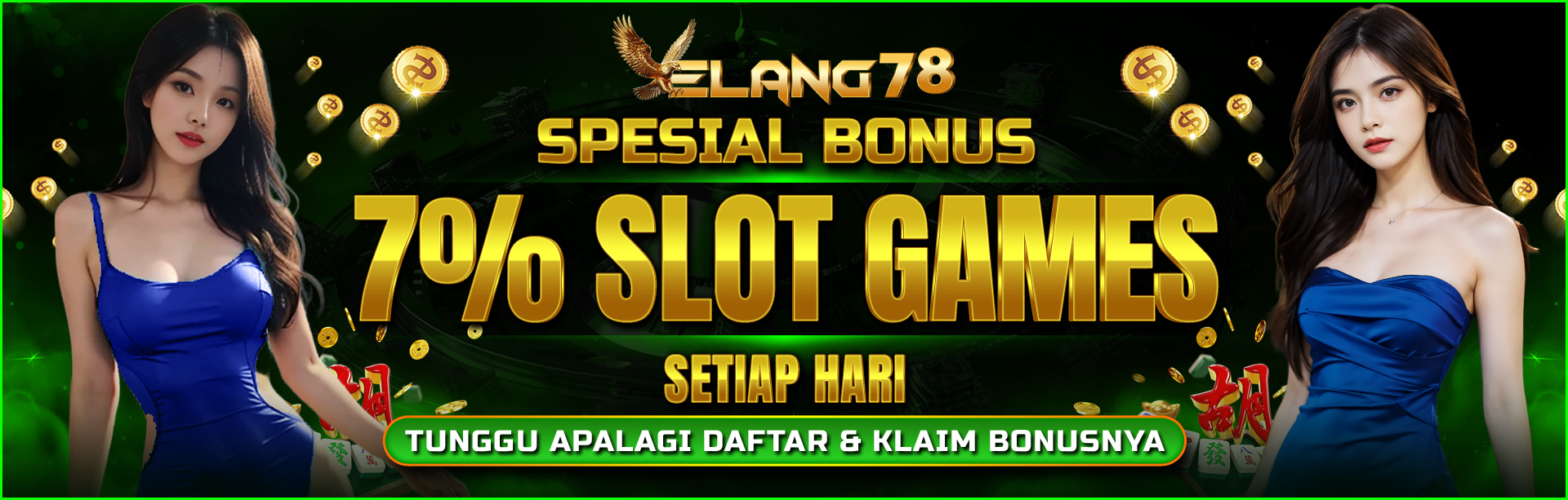 BONUS SLOT 7% SETIAP HARI