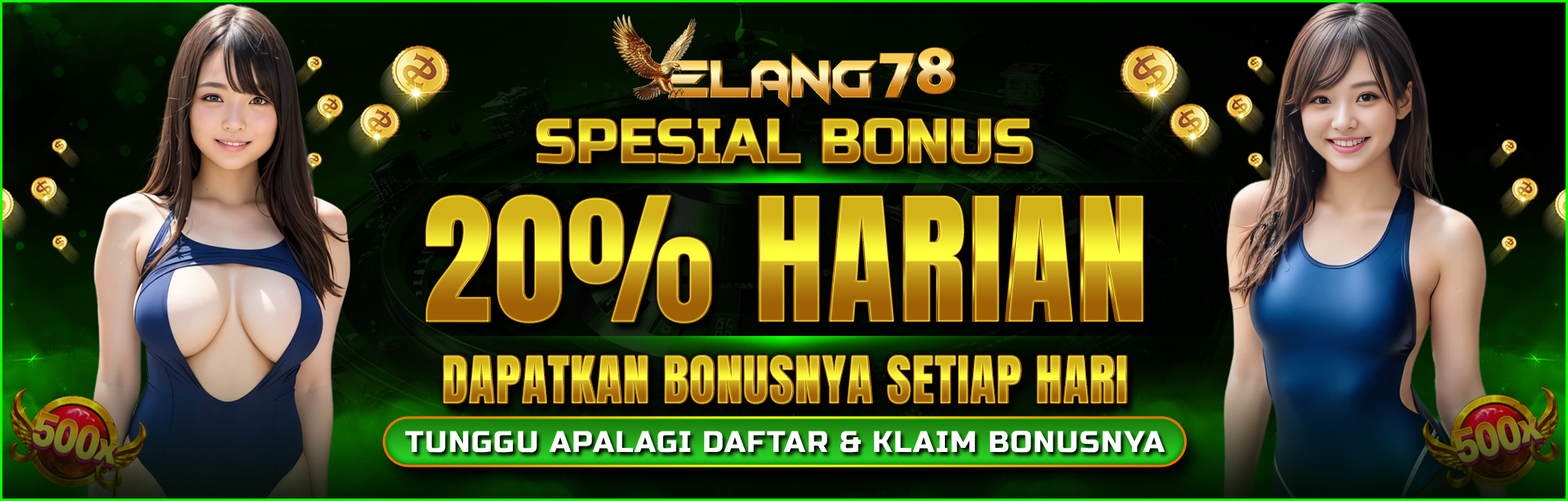 BONUS DEPOSIT HARIAN 20%